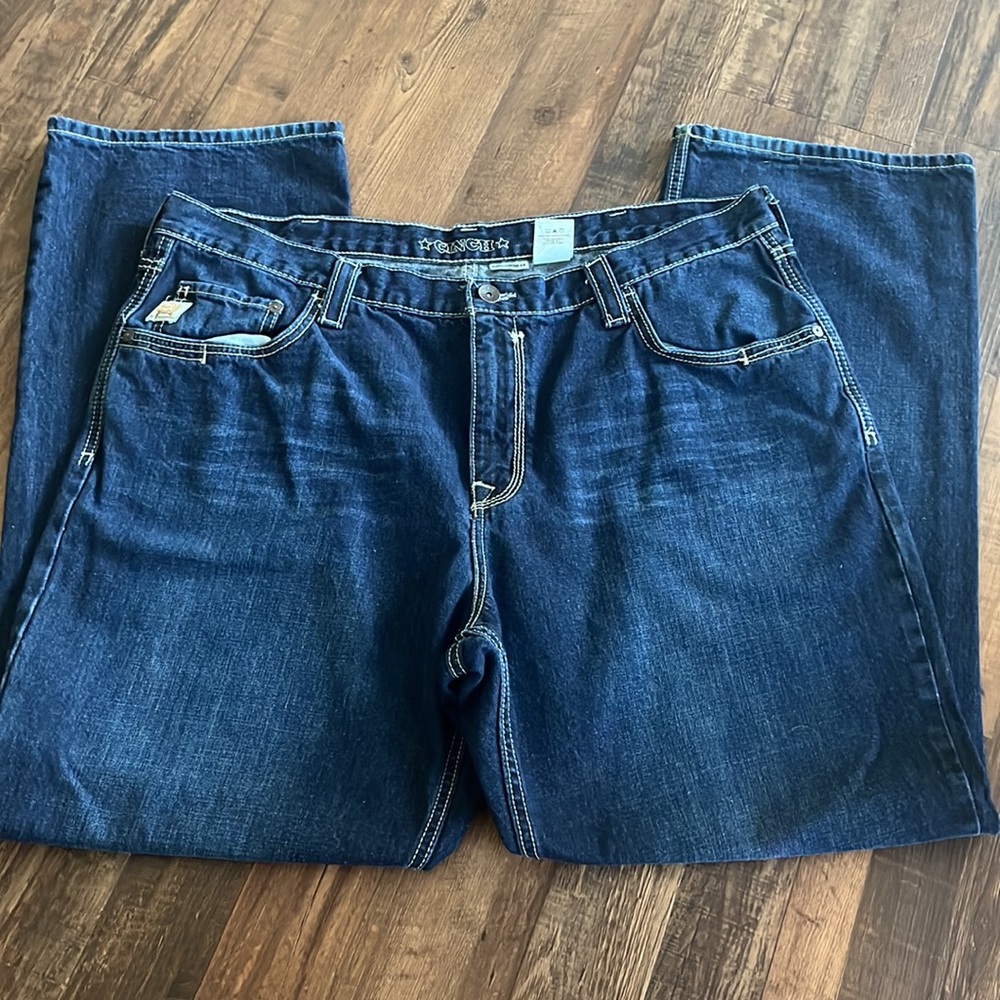 Cinch Relaxed Fit High-rise Bootcut Dark Wash Carter 2.2 Jeans 42x34